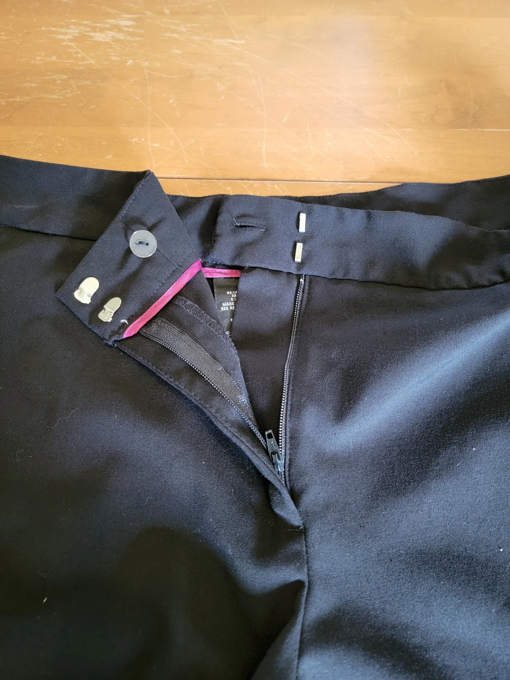 George Black Cropped Wide-Leg Capris Work Wear Size 16 - Picture 10 of 12